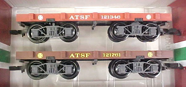 LGB 40000 ATSF Flatcar (Pack of 2) LN/Box - Image 3