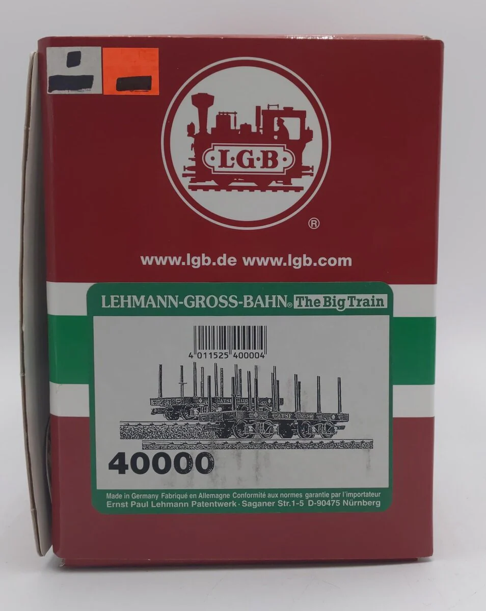 LGB 40000 ATSF Flatcar (Pack of 2) LN/Box - Image 5