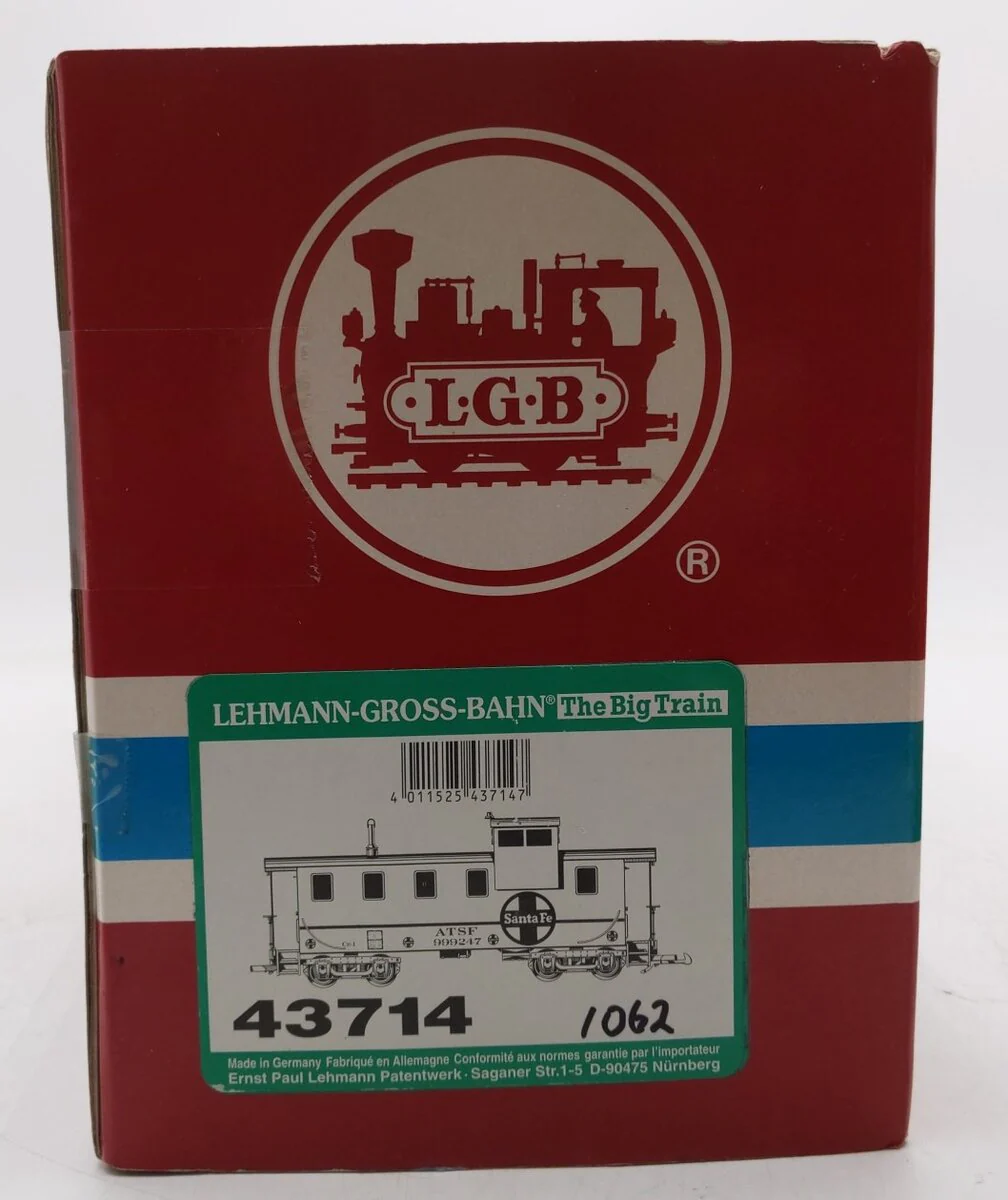 LGB 43714 G Scale ATSF Caboose #999247 EX/Box - Image 7
