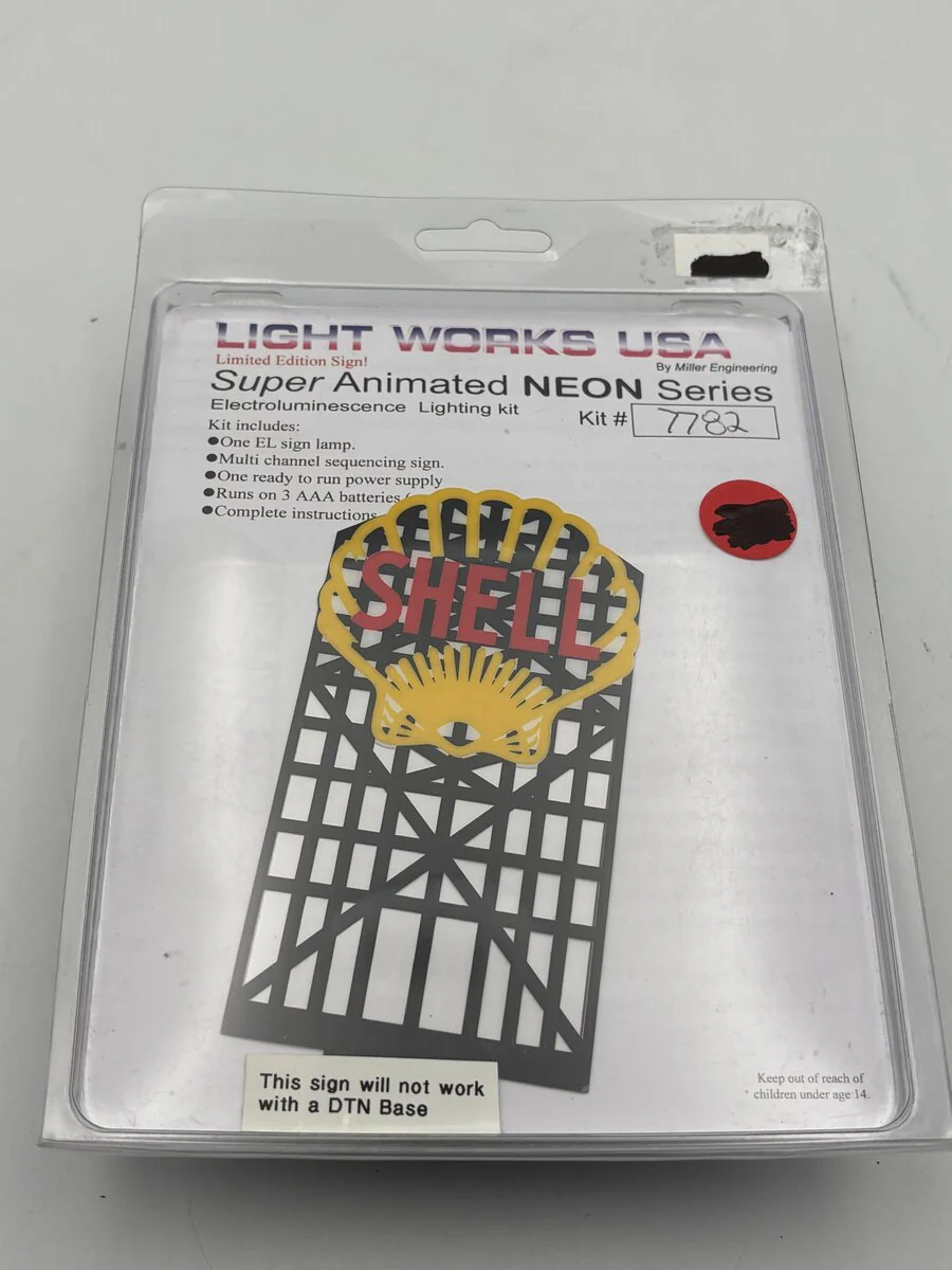 Light Works 7782 HO Shell Animated Neon Sign