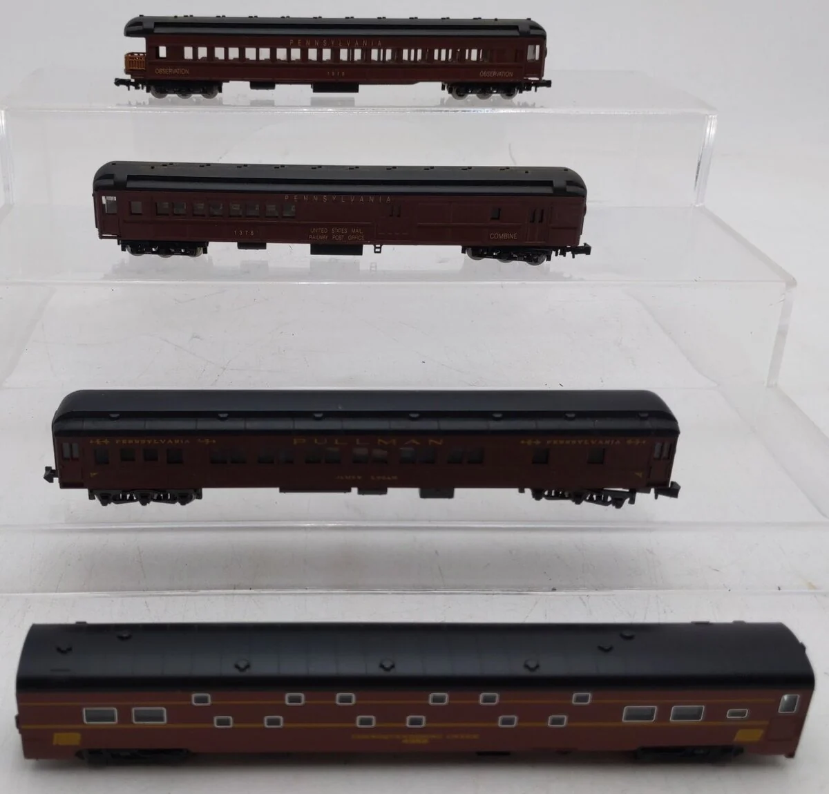 Lima, Atlas & Kato N Scale Assorted Passenger Cars: #1376, 4366, 1919 [4] EX