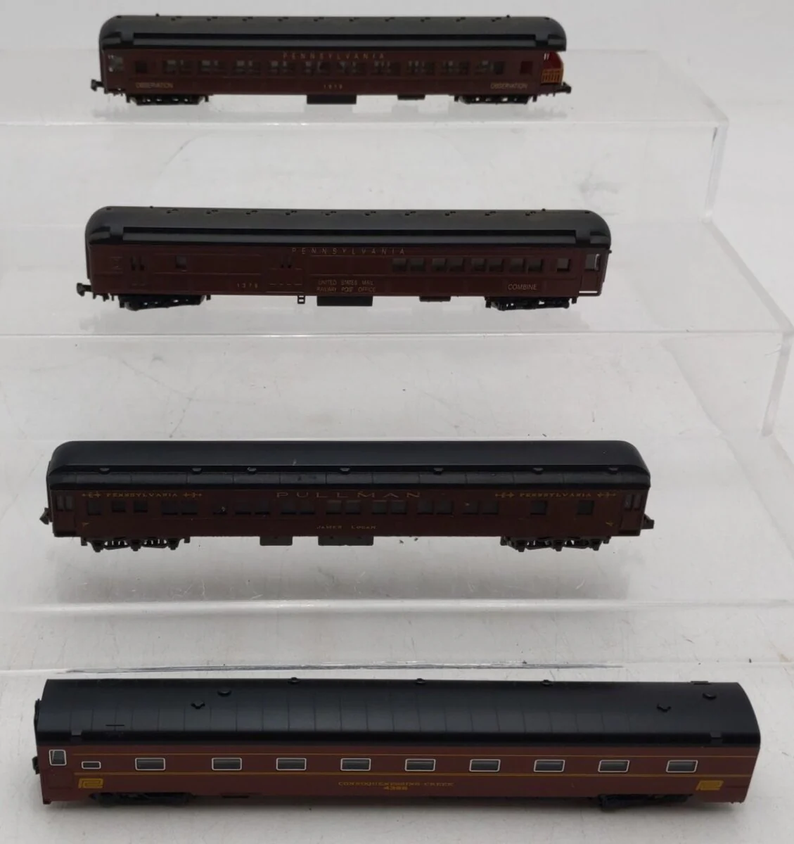Lima, Atlas & Kato N Scale Assorted Passenger Cars: #1376, 4366, 1919 [4] EX - Image 2