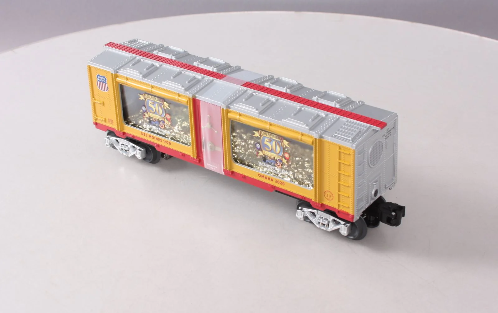 Lionel 2001100 O Gauge UP LCCA 2020 Convention Registration Mint Car LN/Box - Image 6