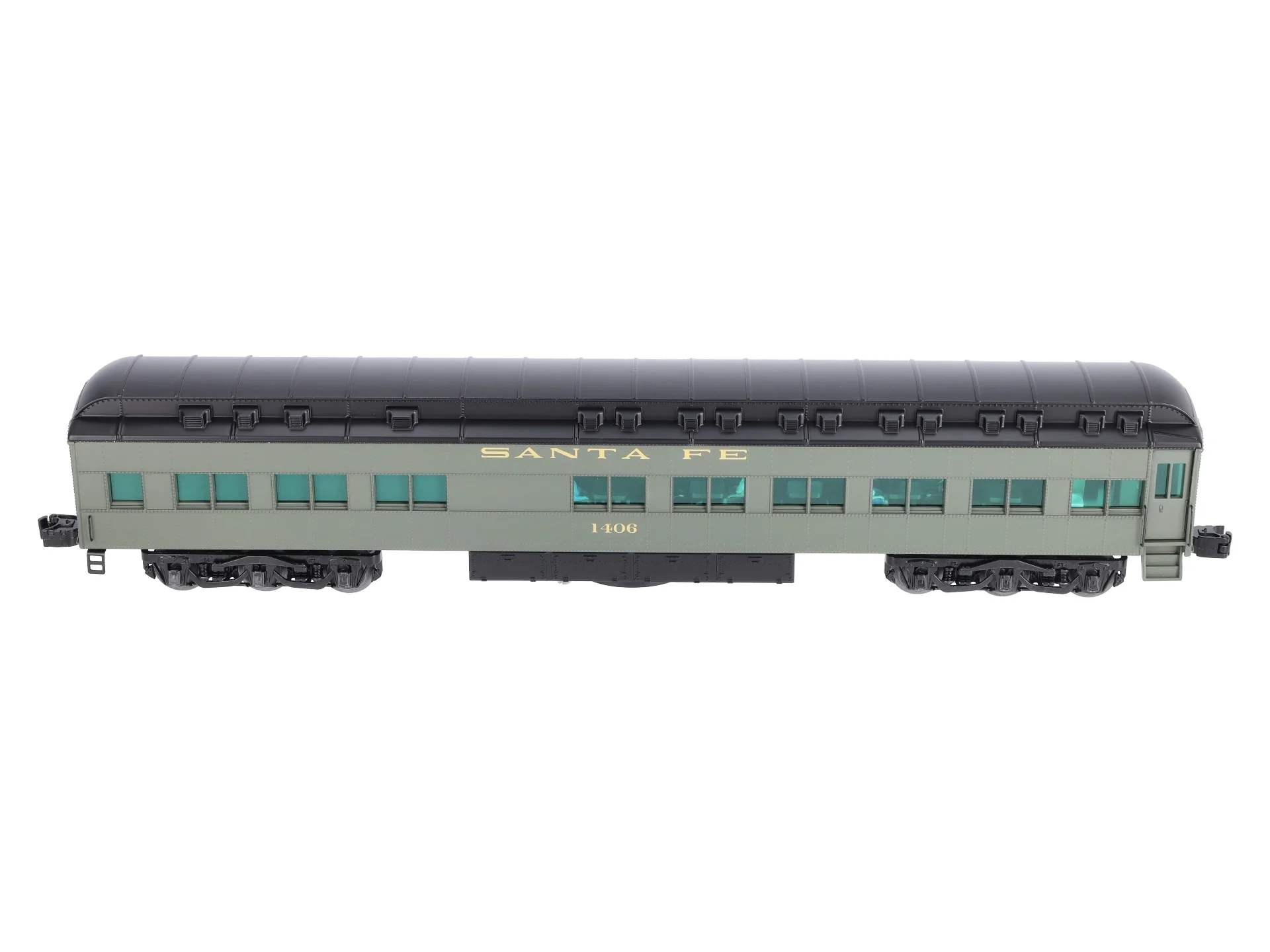 Lionel 2027100 O Gauge Santa Fe Station Sounds Diner Car #1406 LN/Box - Image 10