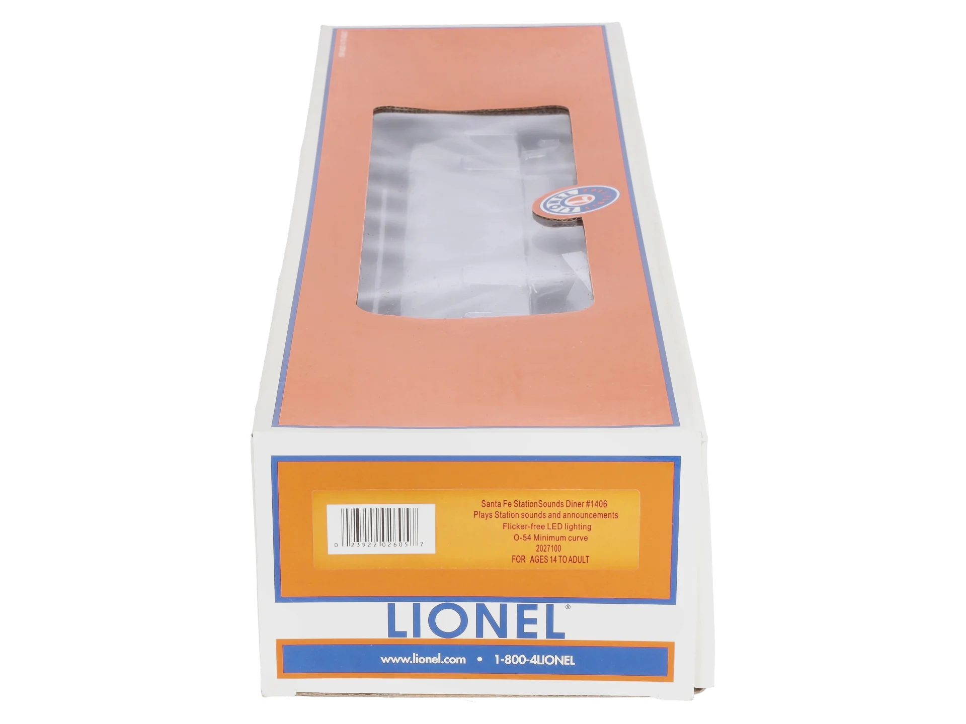 Lionel 2027100 O Gauge Santa Fe Station Sounds Diner Car #1406 LN/Box - Image 12