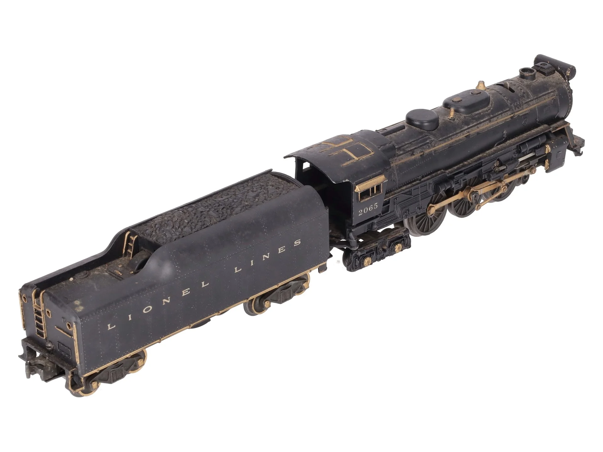 Lionel 2065 Vintage O 4-6-4 Small Hudson Steam Locomotive & 2046W Tender - Image 4