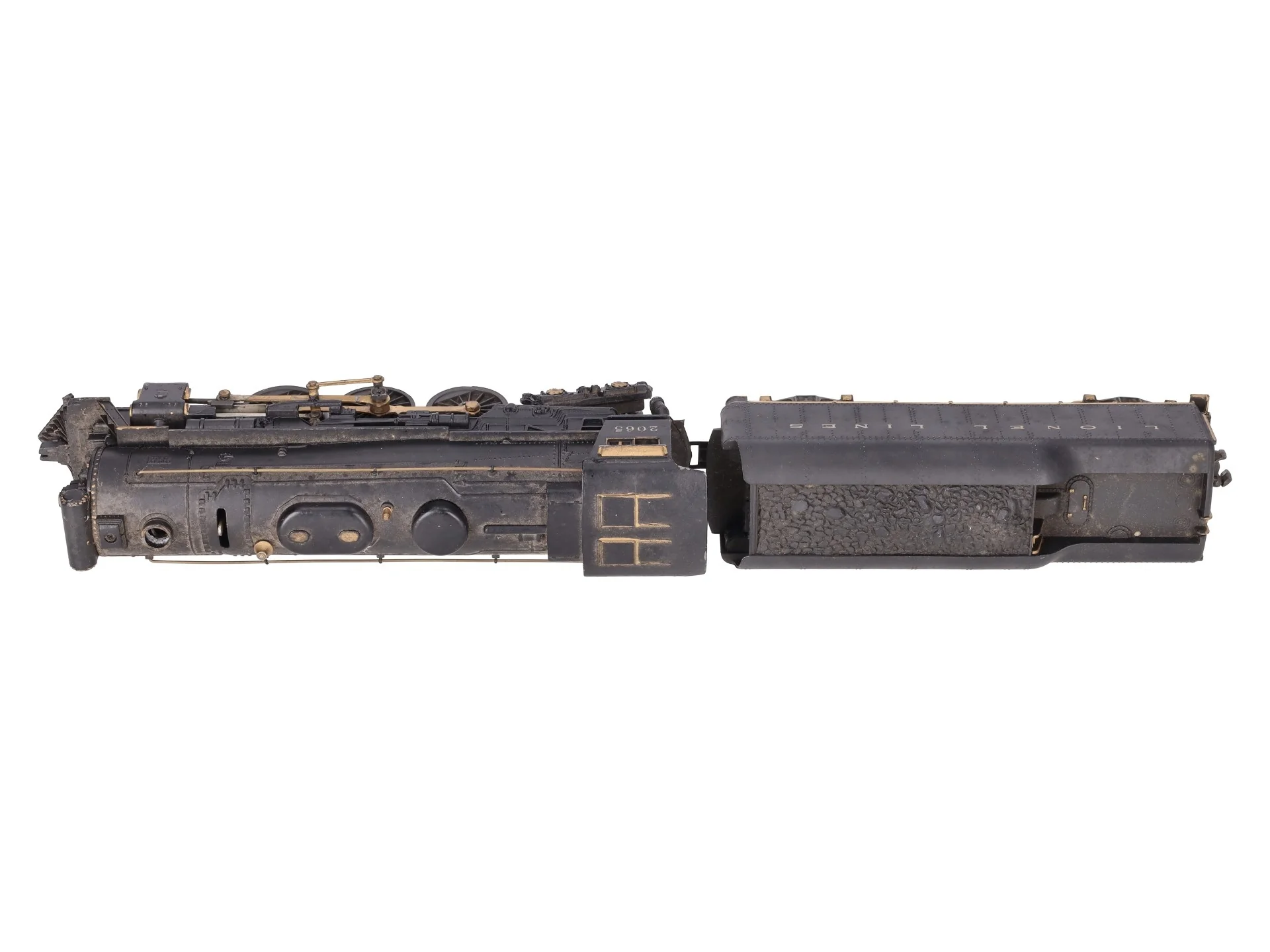 Lionel 2065 Vintage O 4-6-4 Small Hudson Steam Locomotive & 2046W Tender - Image 9