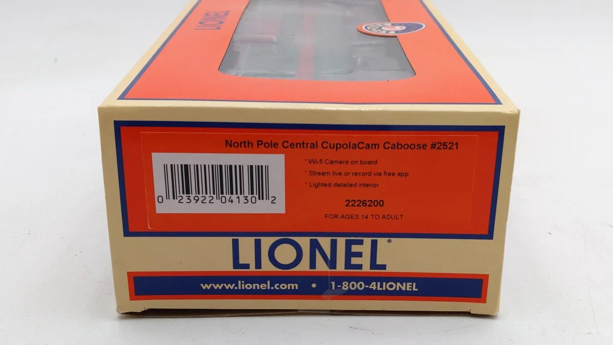 Lionel 2226200 O Gauge North Pole Express Cupola Caboose LN/Box - Image 8