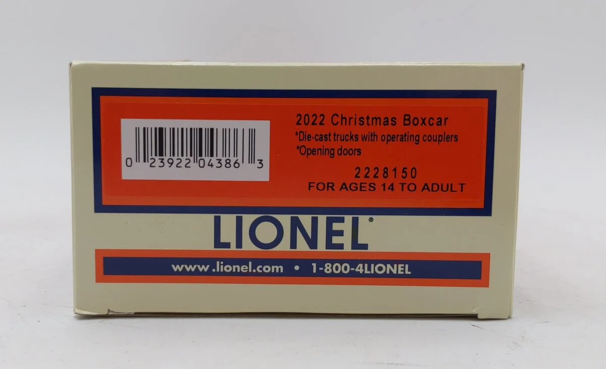 Lionel 2228150 O Gauge 2022 Christmas Boxcar LN/Box - Image 7