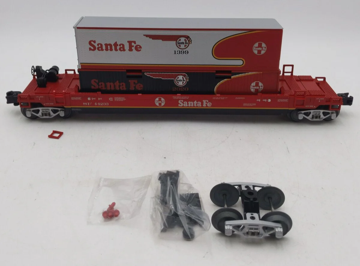 Lionel 2301300 O Gauge LOTS 2023 Santa Fe Maxistack #44233 VG/Box - Image 2