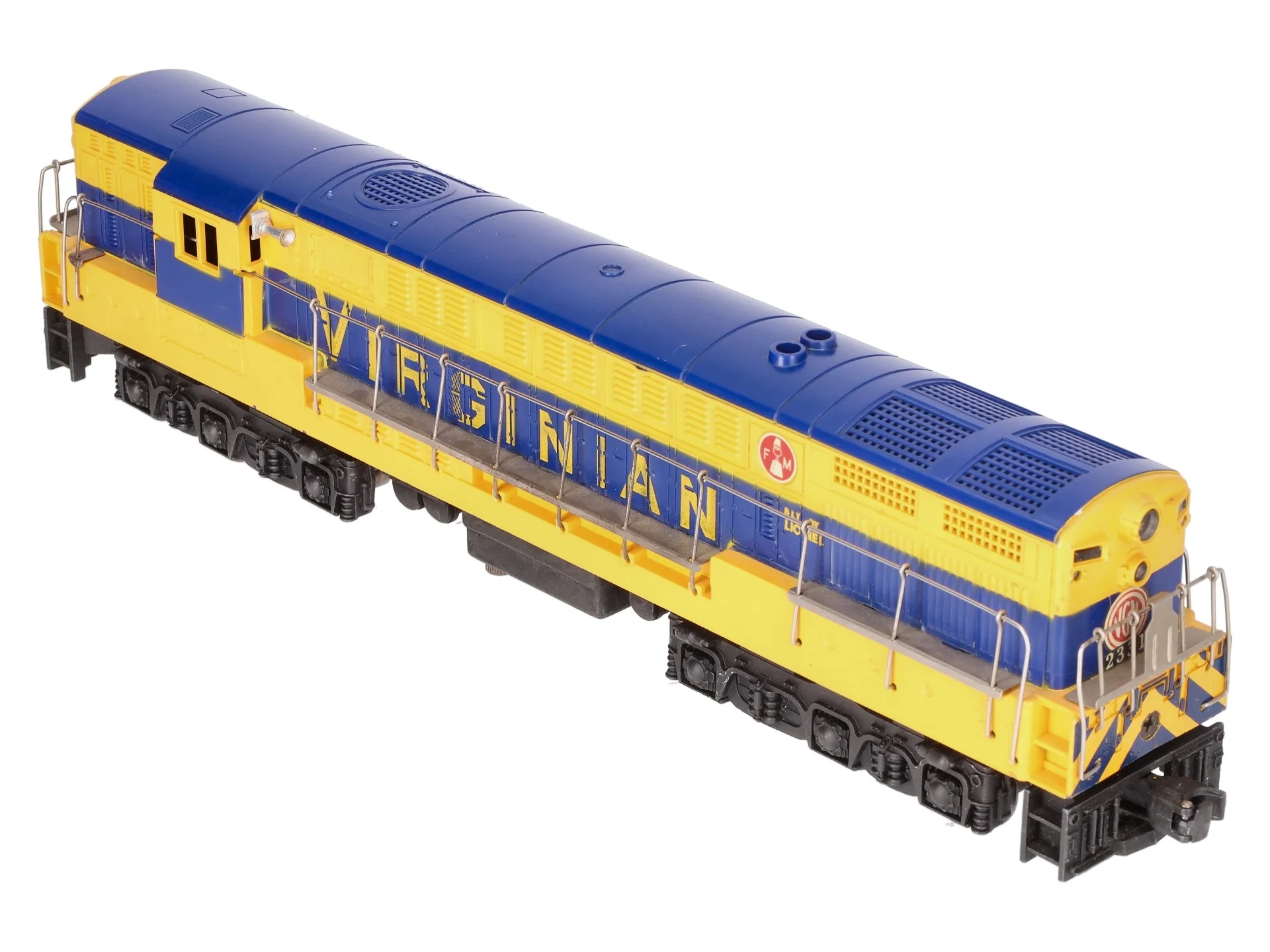 Lionel 2331 Vintage O Virginian FM Trainmaster Powered Diesel Locomotive VG - Image 3
