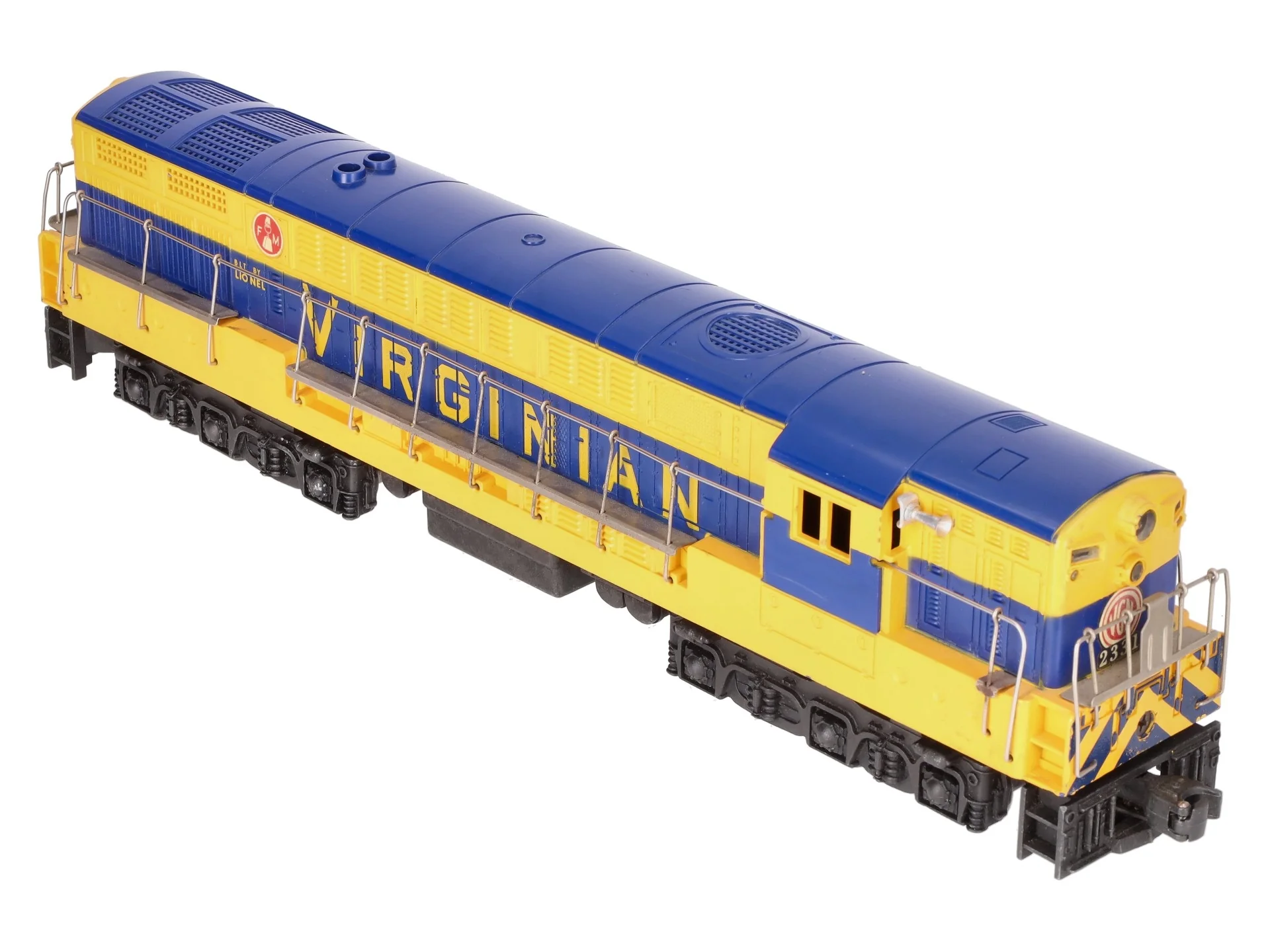 Lionel 2331 Vintage O Virginian FM Trainmaster Powered Diesel Locomotive VG - Image 6