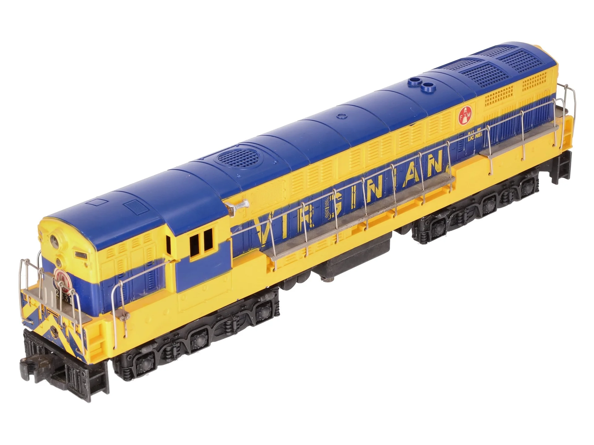Lionel 2331 Vintage O Virginian FM Trainmaster Powered Diesel Locomotive VG - Image 8