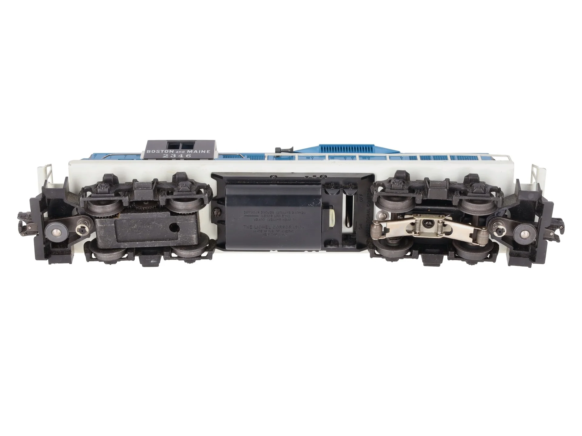 Lionel 2346 Vintage "O-Gauge" Boston & Maine GP-9 Diesel Locomotive #2346 3-Rail VG - Image 2