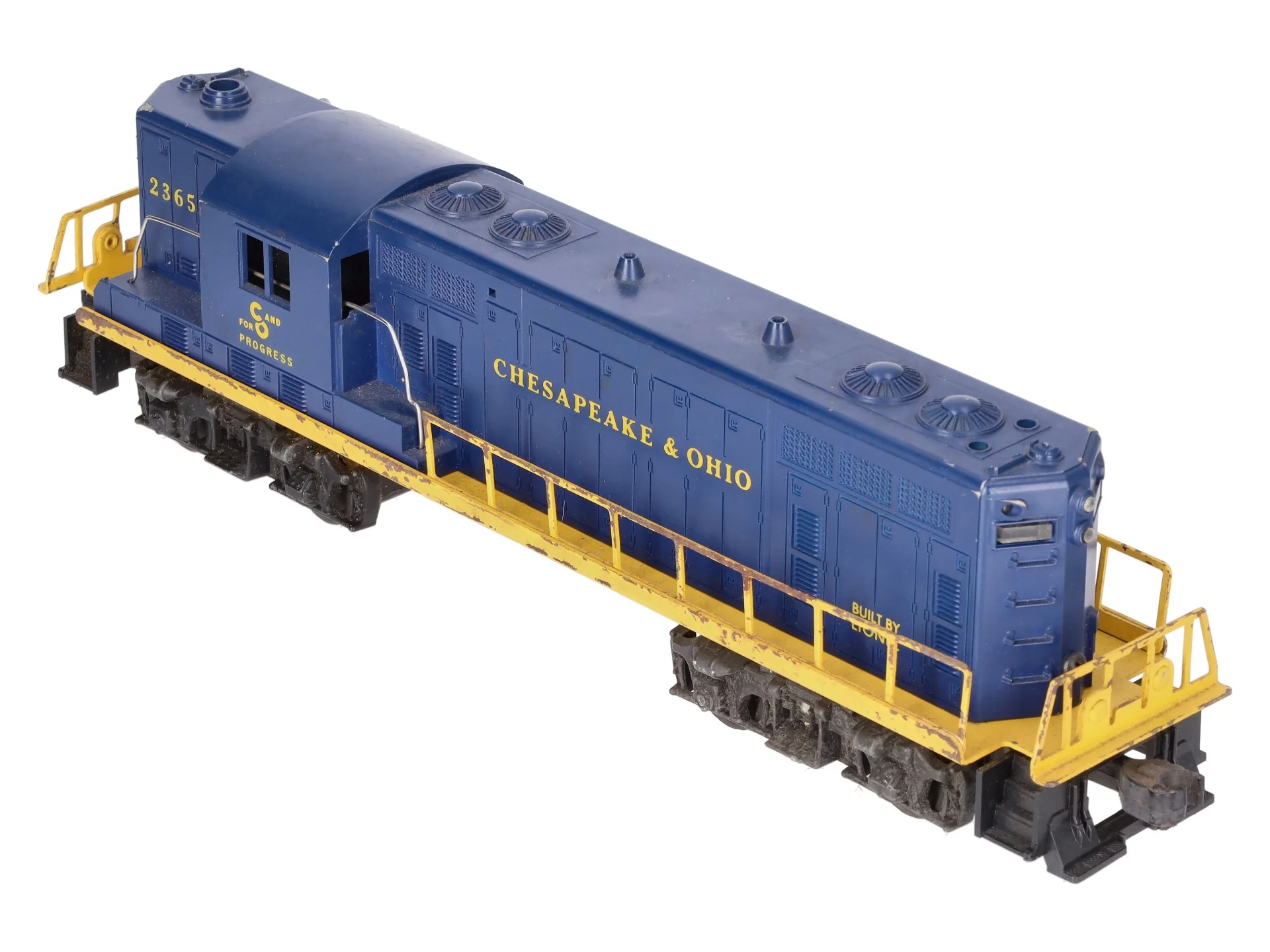 Lionel 2365 Vintage O Chesapeake & Ohio GP-7 Powered Diesel Locomotive VG - Image 3