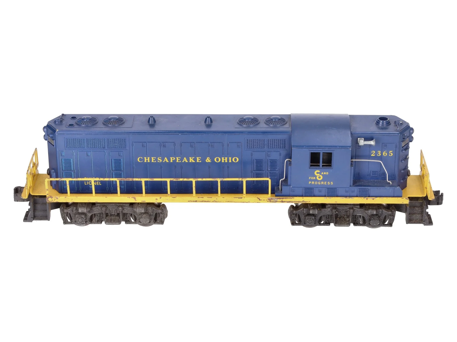 Lionel 2365 Vintage O Chesapeake & Ohio GP-7 Powered Diesel Locomotive VG - Image 6