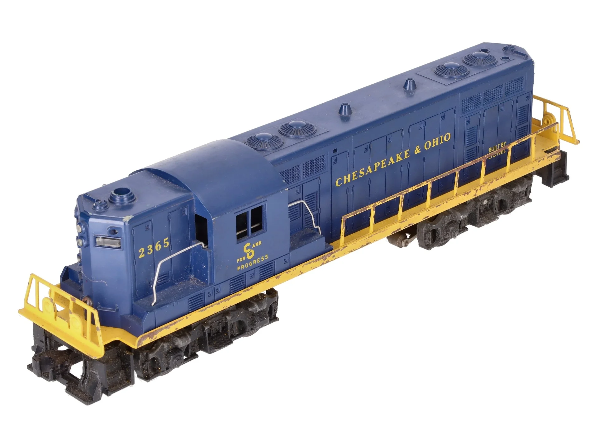 Lionel 2365 Vintage O Chesapeake & Ohio GP-7 Powered Diesel Locomotive VG - Image 9