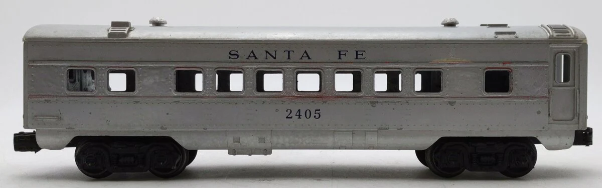 Lionel 2405 Vintage O Santa Fe Passenger Car