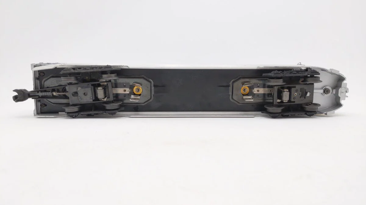 Lionel 2521 Vintage O President McKinley Gold Stripe Aluminum Observation Car VG - Image 7
