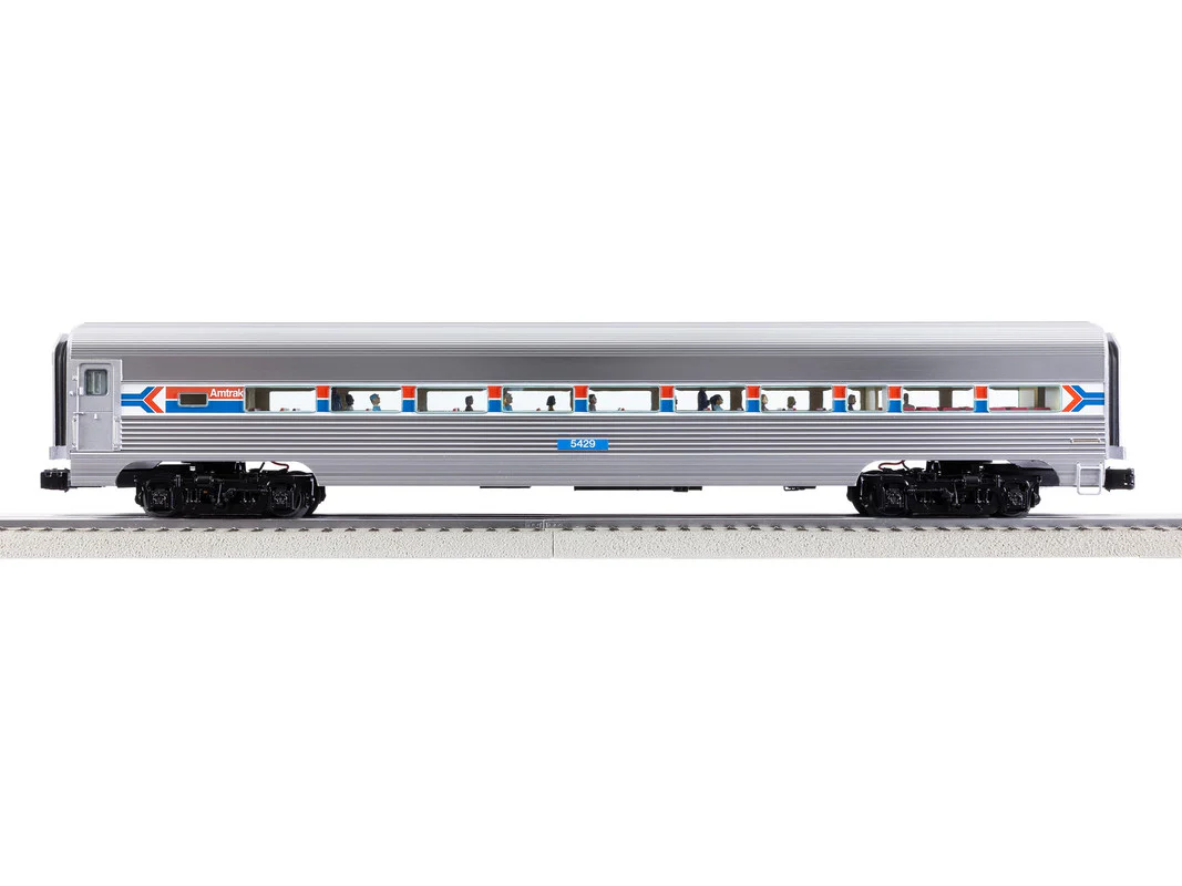 Lionel 2527170 O Amtrak Phase I 18" Aluminum Passenger Car (Set of 2) MT/Box - Image 2