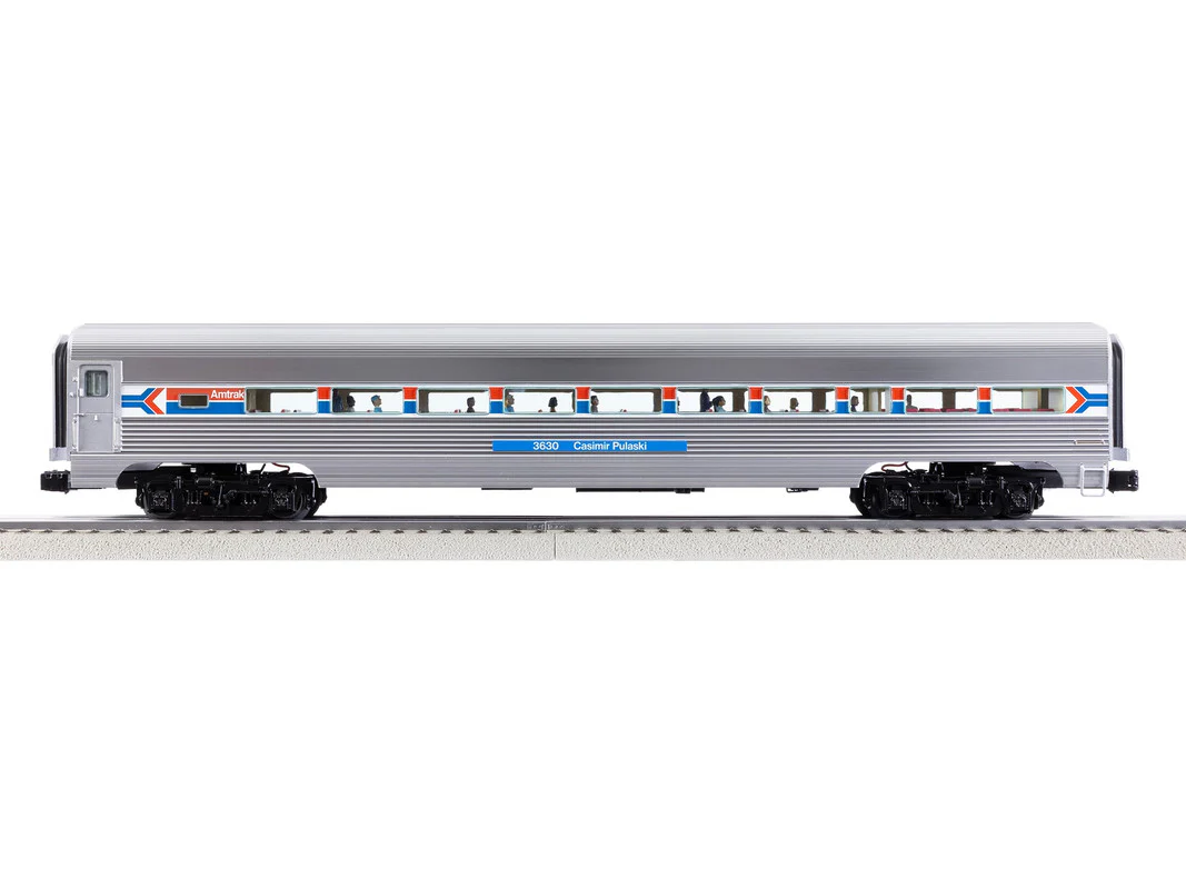Lionel 2527170 O Amtrak Phase I 18" Aluminum Passenger Car (Set of 2) MT/Box - Image 3