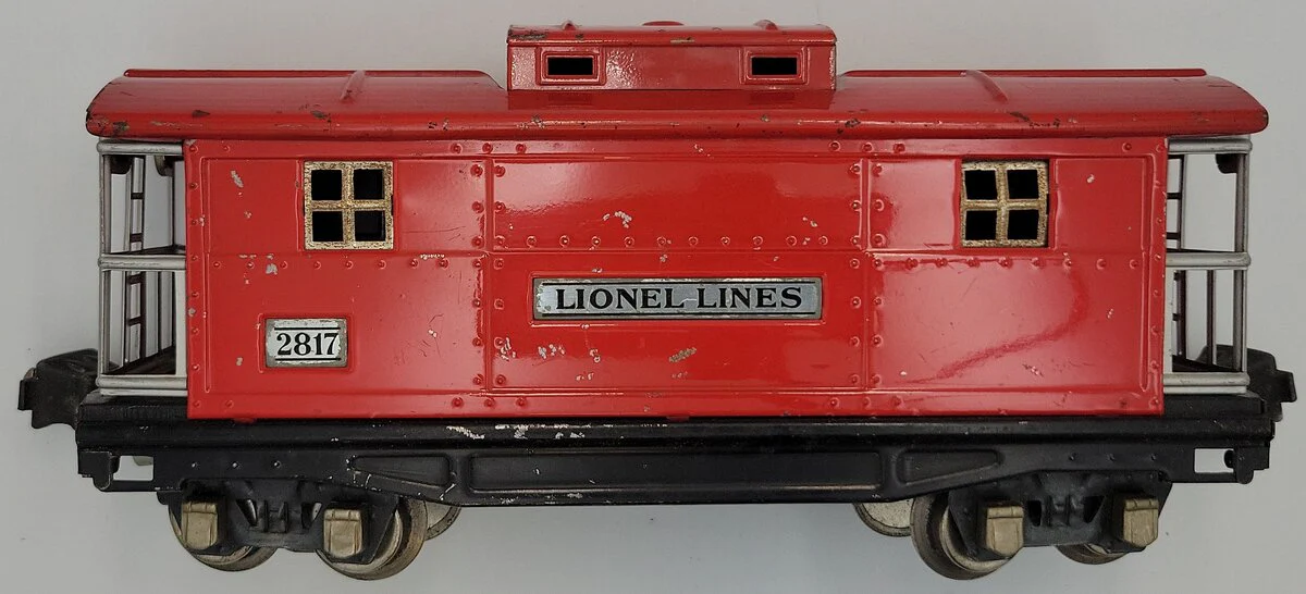 Lionel 2817 O Gauge Vintage Prewar Lionel Lines Tinplate Caboose #2817