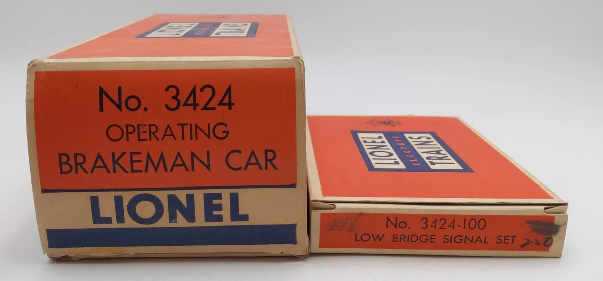 Lionel 3424 Vintage O Wabash Operating Brakeman Car w/Tell-Tale Signals EX/Box - Image 9
