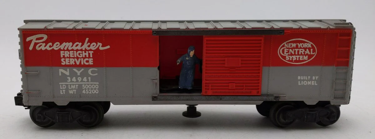 Lionel 3494-1 Vintage O New York Central Pacemaker Operating Boxcar EX - Image 2