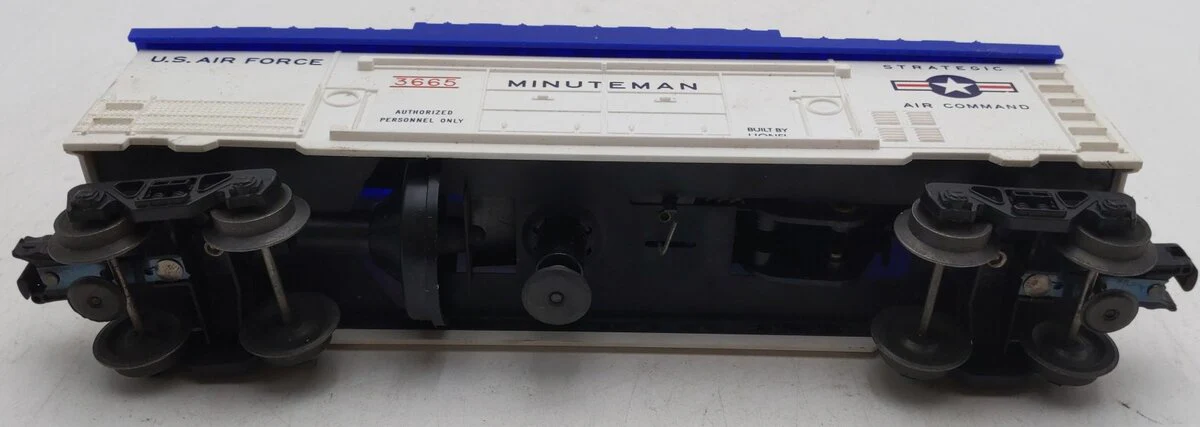 Lionel 3665 Vintage O Gauge US Air Force Minuteman Missile Launching Car VG/Box - Image 4