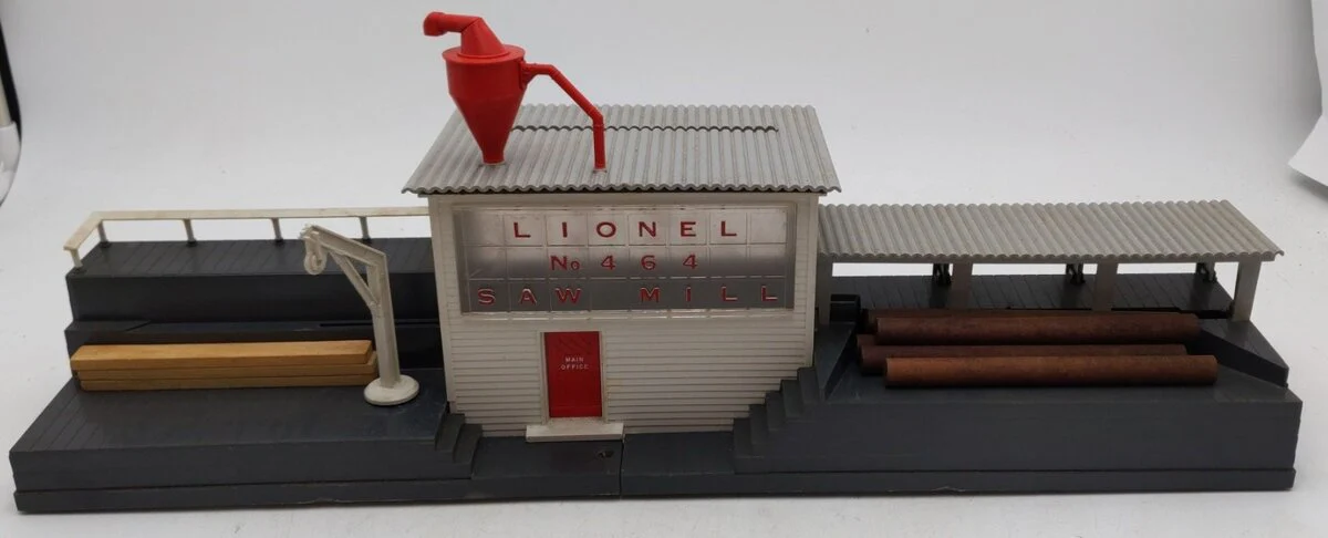 Lionel 464 Vintage O Operating Sawmill/Lumber Mill VG/Box - Image 2