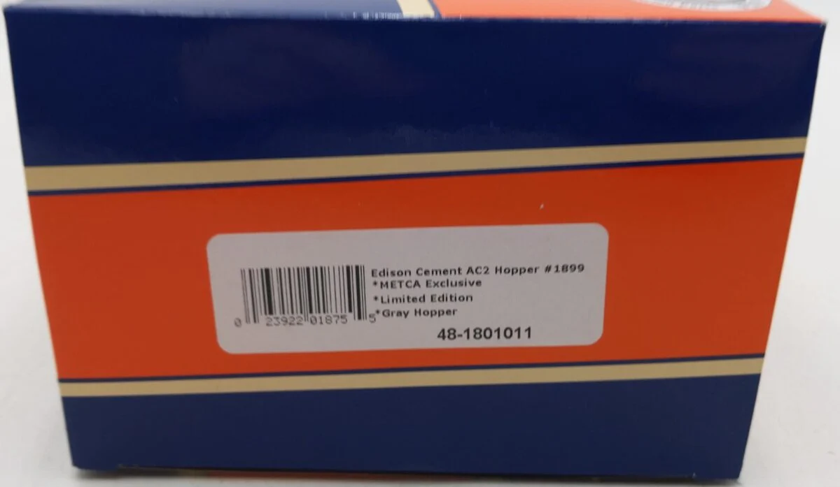Lionel 48-1801011 O Gauge Edison Cement AC2 Hopper #1899 EX/Box - Image 5