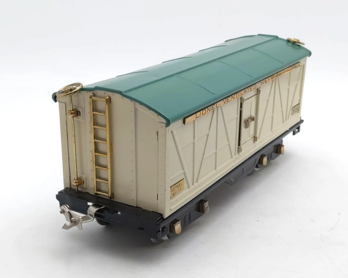 Lionel 514 Standard Gauge Lionel Lines Tinplate Refrigerator Car (Restored) - Image 4