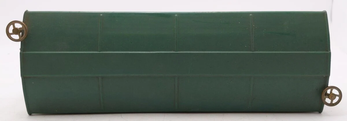 Lionel 514 Vintage Standard Gauge Tinplate Ivory/Peacock Refrigerator Car - Image 3