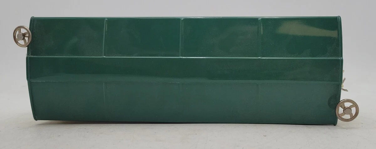 Lionel 514R Vintage Standard Gauge Tinplate Ivory and Peacock Reefer Car - Image 4