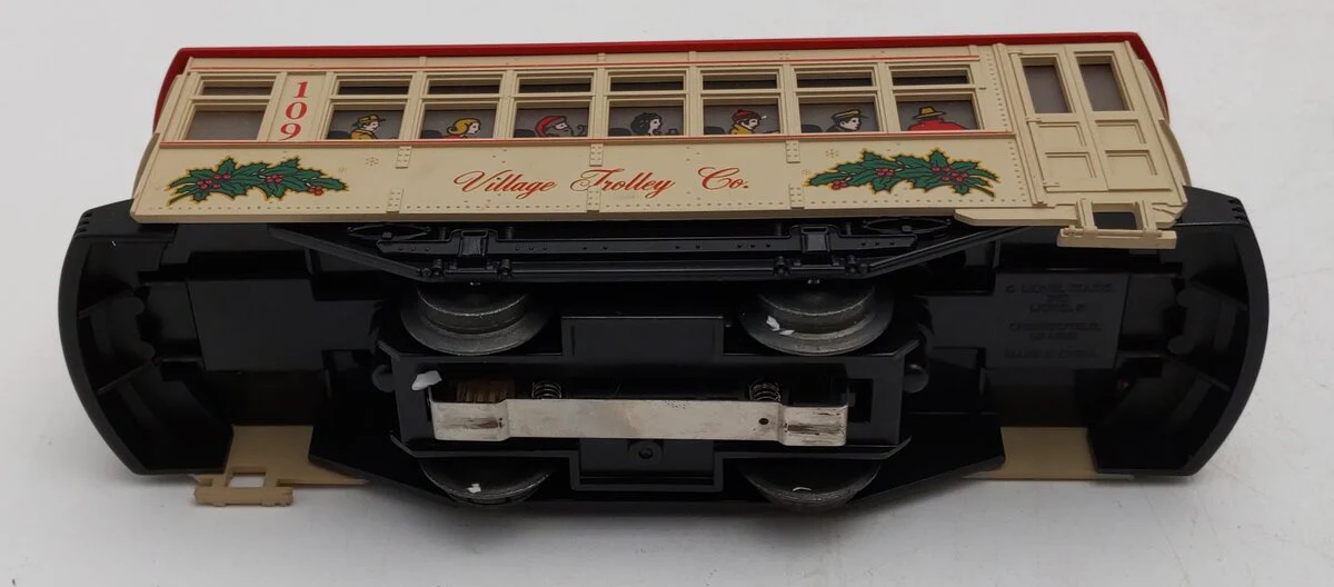 Lionel 6-11809 O Gauge The Village Trolley Christmas Train Set EX/Box - Image 4