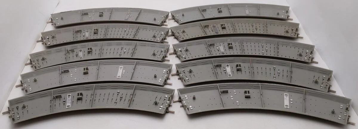 Lionel 6-12015 FasTrack O36 45-Degree Curved Track (10) VG - Image 3