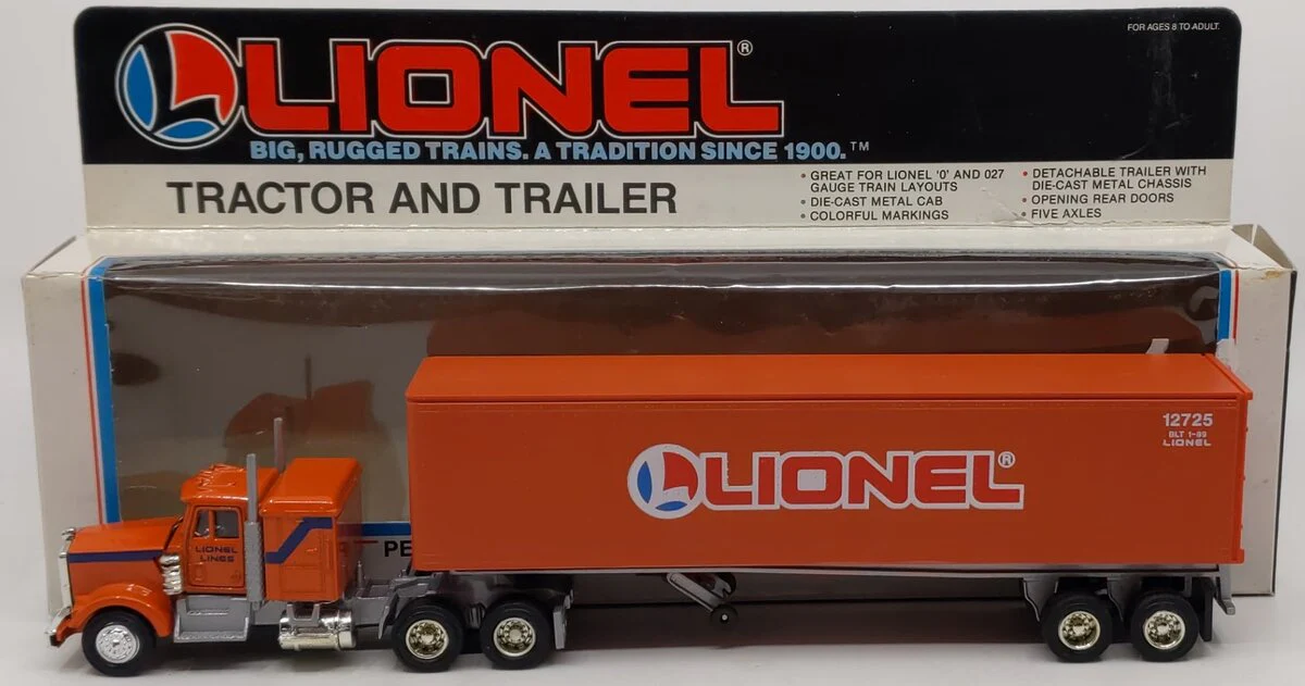 Lionel 6-12725 O Lionel Tractor and Trailer LN/Box