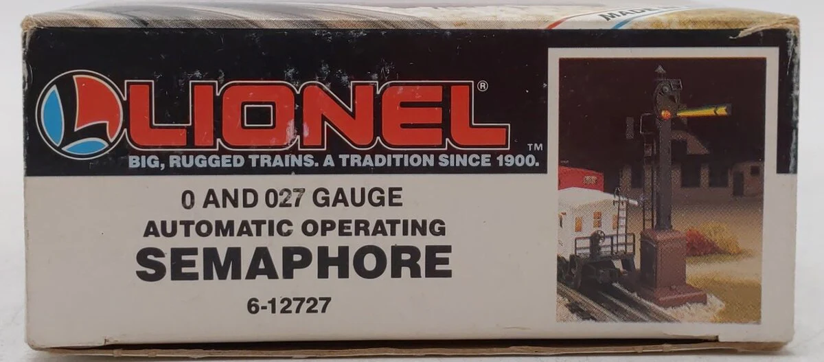 Lionel 6-12727 O and O27 Gauge Automatic Operating Semaphore Signal VG/Box - Image 6