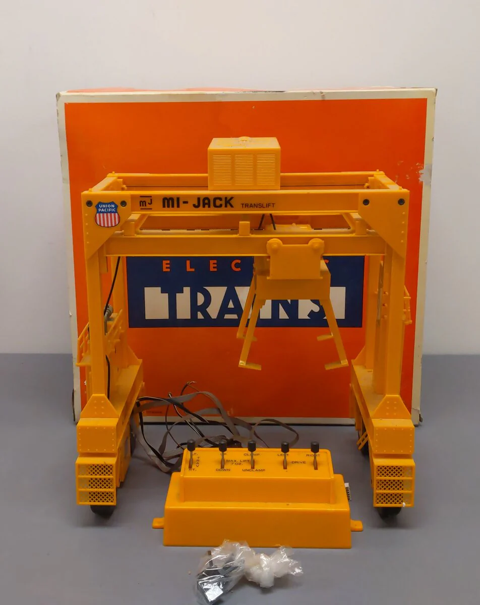 Lionel 6-12741 O Gauge Union Pacific Intermodal Crane Mi-Jack Translift LN/Box