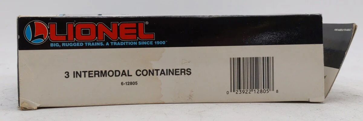 Lionel 6-12805 O and 027 Evergreen/Maersk/APL Intermodal Containers (Set of 3) LN/Box - Image 7