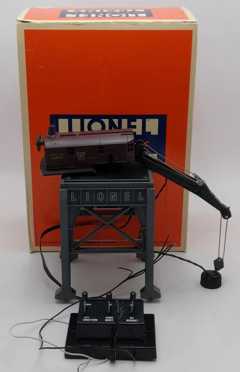 Lionel 6-12834 O Gauge Pennsylvania Railroad Gantry Crane/Box