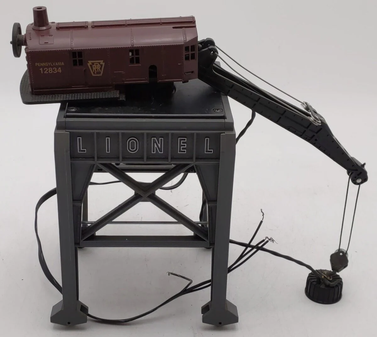 Lionel 6-12834 O Gauge Pennsylvania Railroad Gantry Crane/Box - Image 3