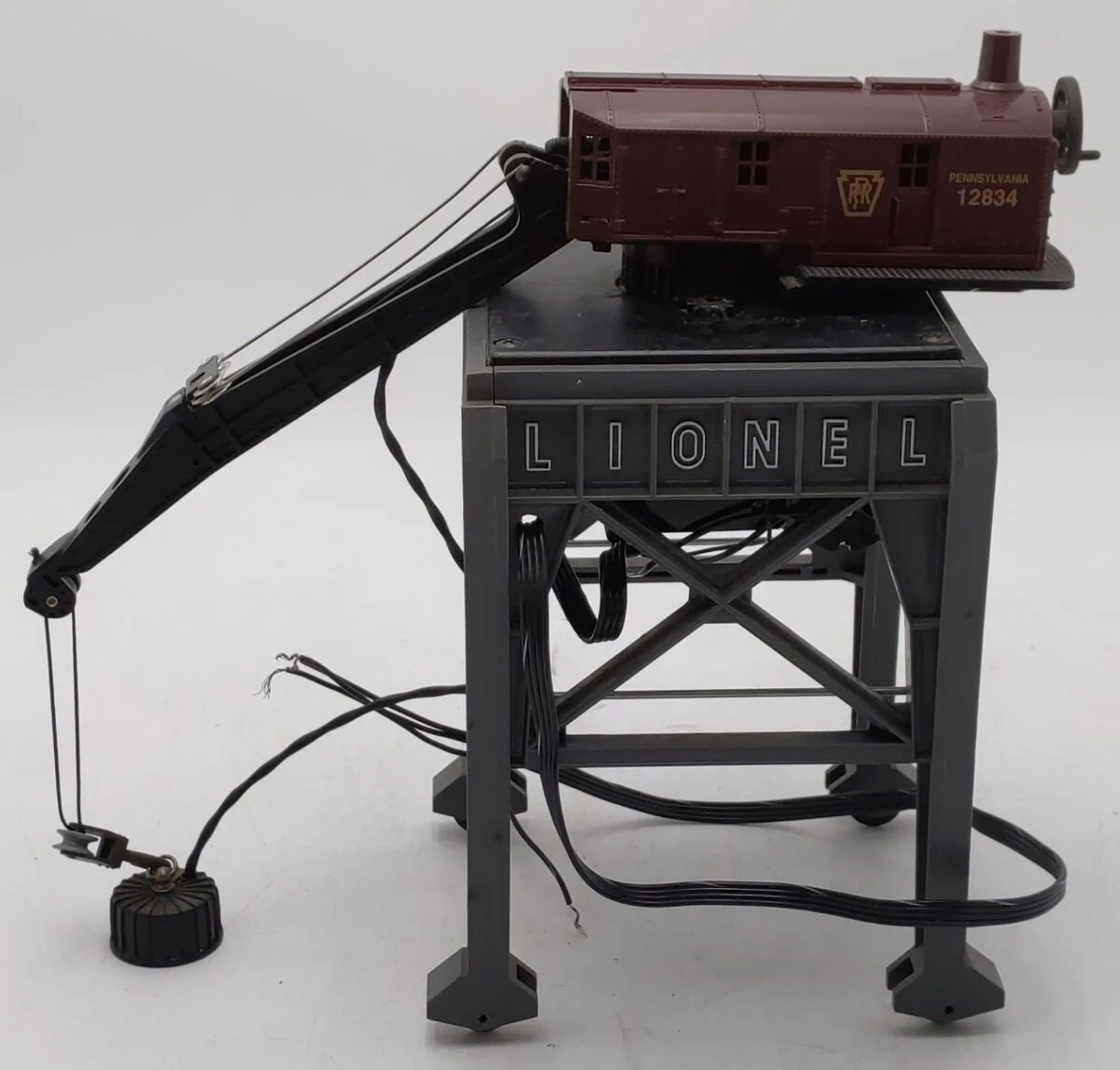 Lionel 6-12834 O Gauge Pennsylvania Railroad Gantry Crane/Box - Image 5