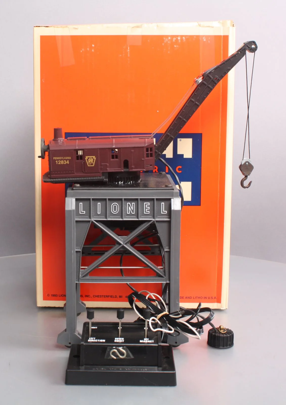Lionel 6-12834 O Gauge Pennsylvania Railroad Gantry Crane VG/Box