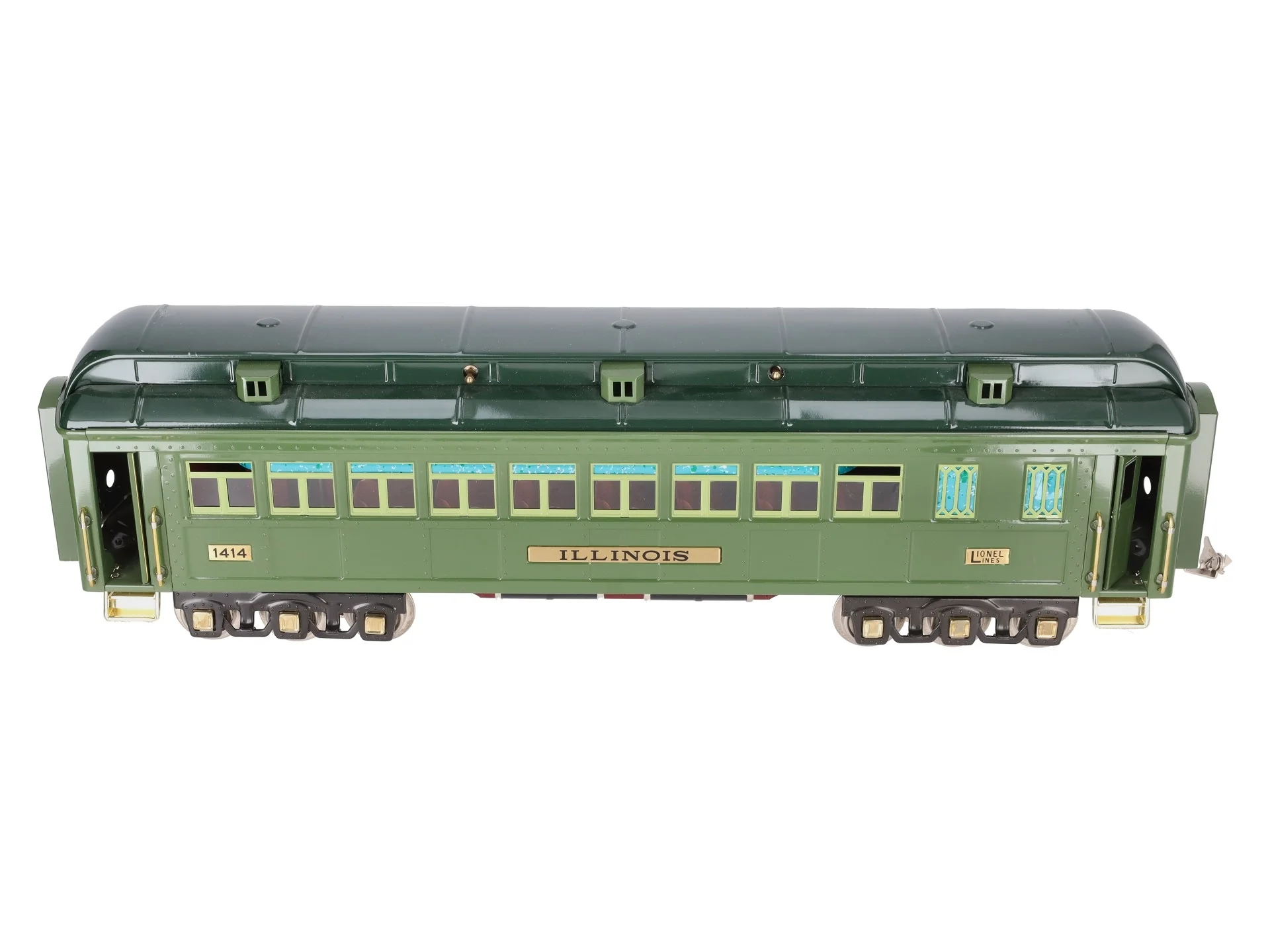 Lionel 6-13407 Standard Gauge Illinois Passenger Car #1414 EX/Box - Image 6