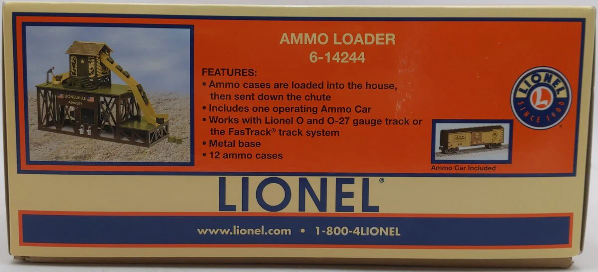 Lionel 6-14244 O Gauge Ammo Loader With Ammo BoxCar #36802 NIB - Image 4