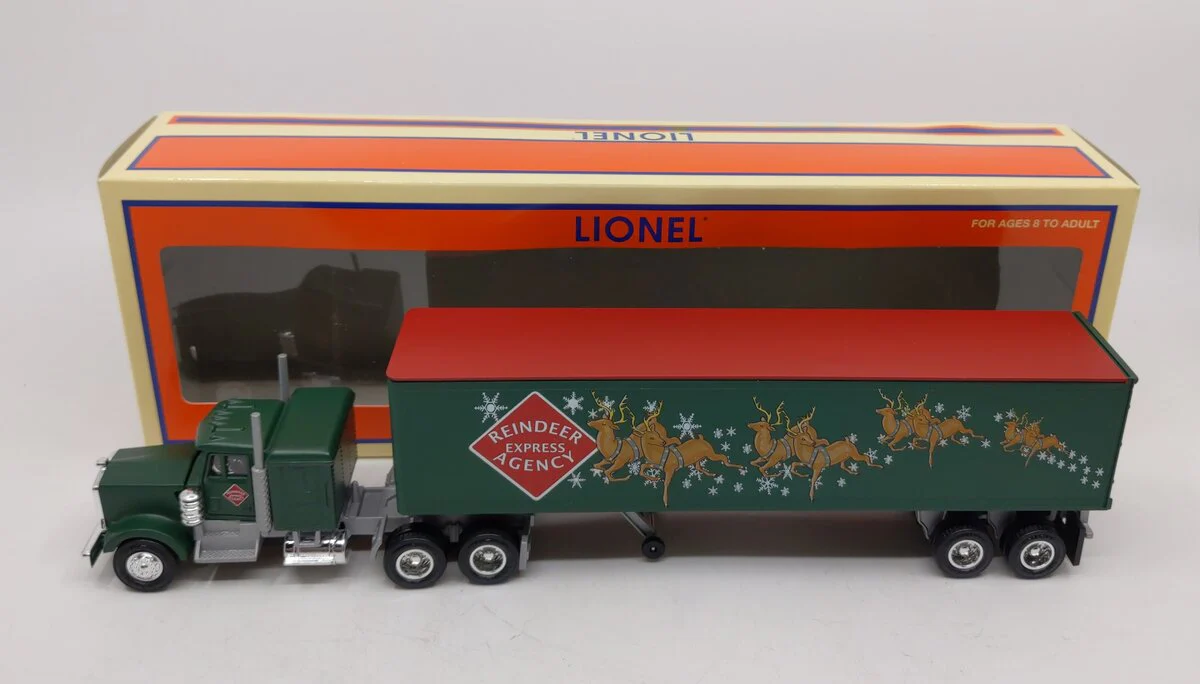 Lionel 6-14260 O Gauge Christmas Tractor Trailer Truck LN/Box - Image 2