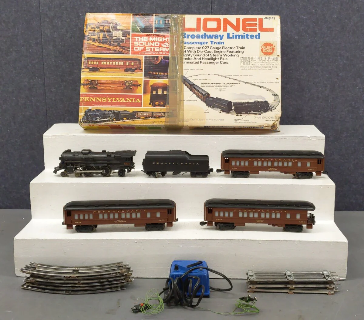 Lionel 6-1487 O Gauge Pennsylvania Railroad Broadway Limited Train Set VG/Box