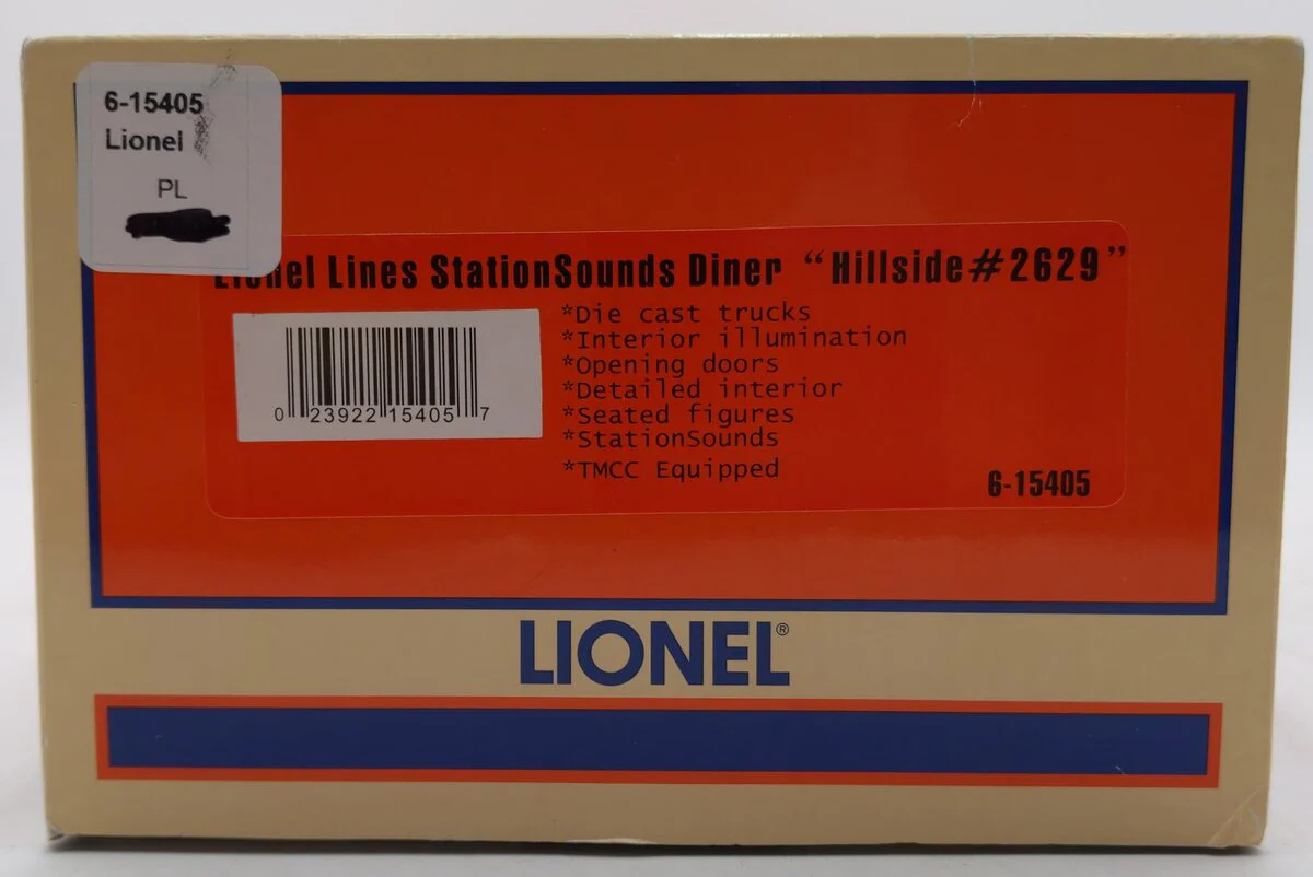 Lionel 6-15405 O Lionel Lines "Hillside Station" Heavyweight Diner Car #2629 LN/Box - Image 8