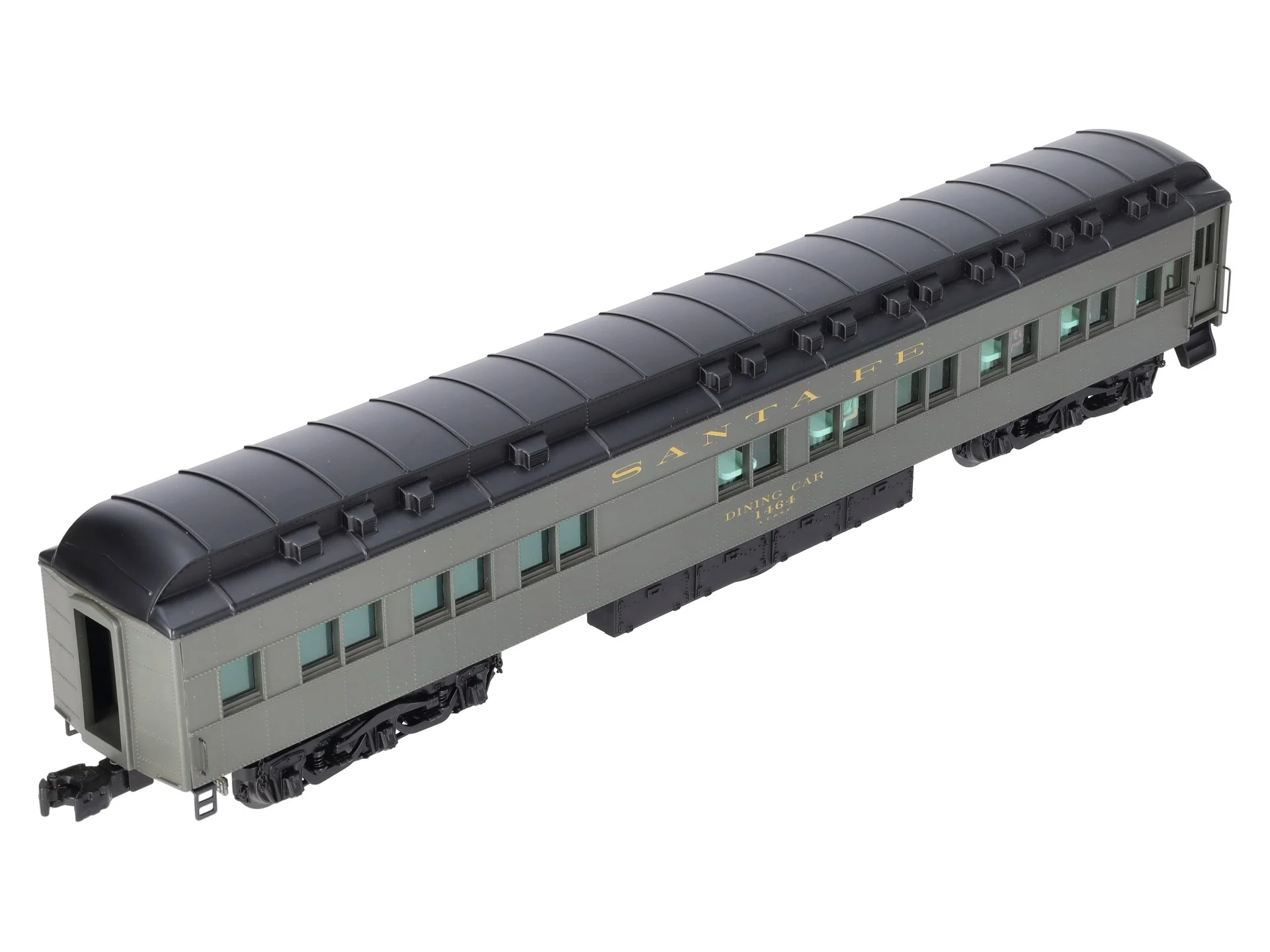 Lionel 6-15545 O Gauge Santa Fe Heavyweight StationSounds Diner #1464 LN/Box - Image 4